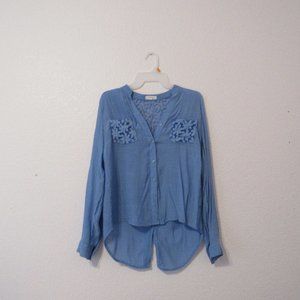 MINE Long Sleeve Button Up